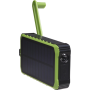 Denver , Solar Powerbank with Hand Crank Dynamo , PSO-10012 , 10000 mAh , Black