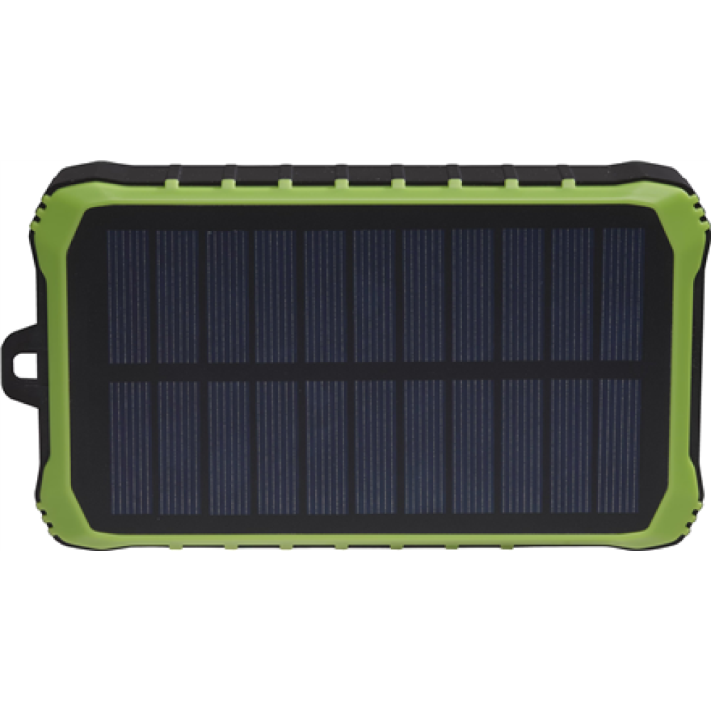 Denver , Solar Powerbank with Hand Crank Dynamo , PSO-10012 , 10000 mAh , Black