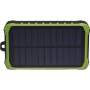 Denver , Solar Powerbank with Hand Crank Dynamo , PSO-10012 , 10000 mAh , Black