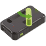 Denver , Solar Powerbank with Hand Crank Dynamo , PSO-10012 , 10000 mAh , Black