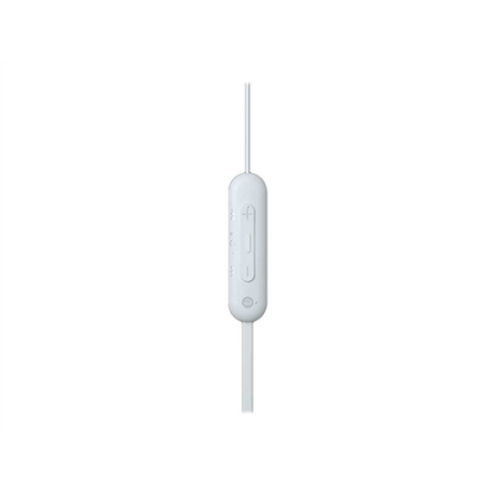 Sony WI-C100 Wireless In-Ear Headphones, White Sony Wireless In-Ear Headphones WI-C100 Wireless In-ear Microphone Noise canceling Wireless White