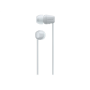 Sony WI-C100 Wireless In-Ear Headphones, White Sony Wireless In-Ear Headphones WI-C100 Wireless In-ear Microphone Noise canceling Wireless White