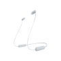 Sony WI-C100 Wireless In-Ear Headphones, White Sony Wireless In-Ear Headphones WI-C100 Wireless In-ear Microphone Noise canceling Wireless White