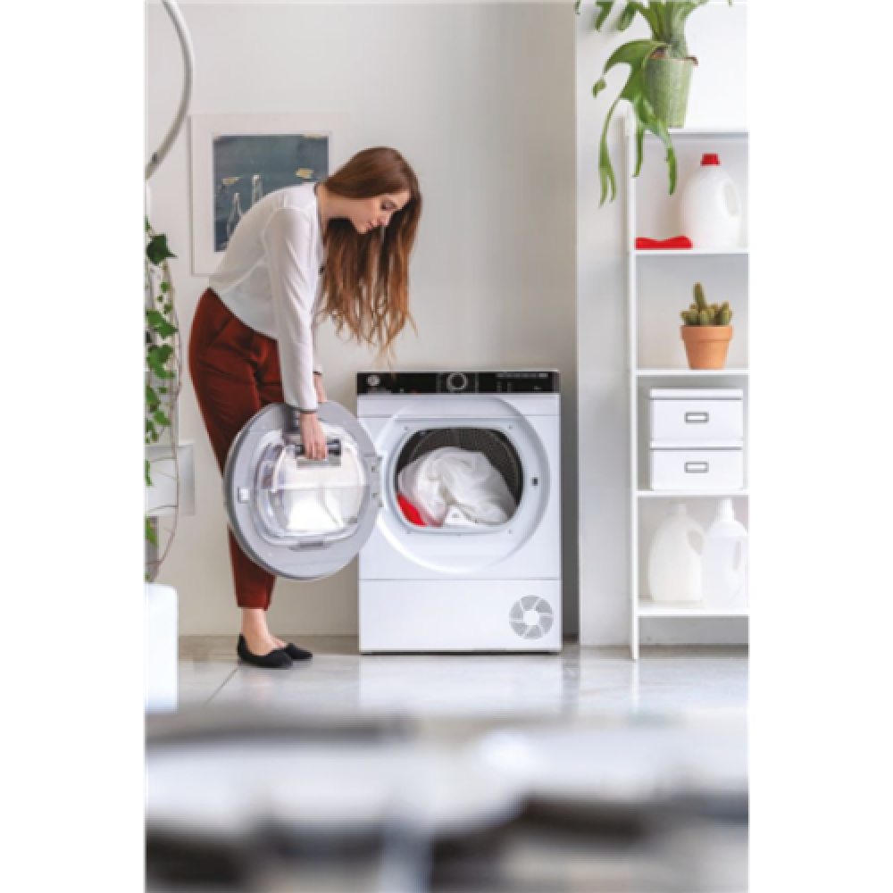 Hoover , Dryer Machine , NDPEH10A2TCBEXSS , Energy efficiency class A++ , Front loading , 10 kg , LCD , Depth 61.1 cm , Wi-Fi , White