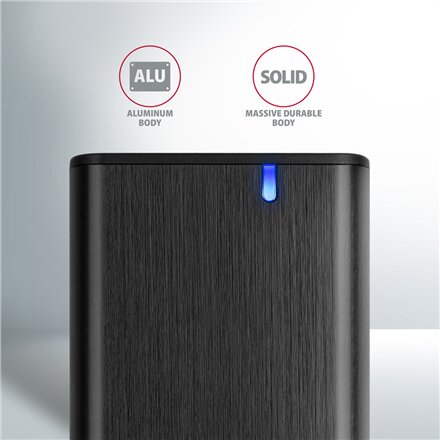 AXAGON External USB-C 3.2 Gen 2 metal box for M.2 NVMe & SATA SSD disks , EEM2-SB2
