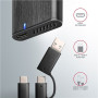 AXAGON External USB-C 3.2 Gen 2 metal box for M.2 NVMe & SATA SSD disks , EEM2-SB2