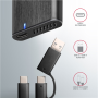 AXAGON External USB-C 3.2 Gen 2 metal box for M.2 NVMe & SATA SSD disks , EEM2-SB2