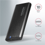 AXAGON External USB-C 3.2 Gen 2 metal box for M.2 NVMe & SATA SSD disks , EEM2-SB2