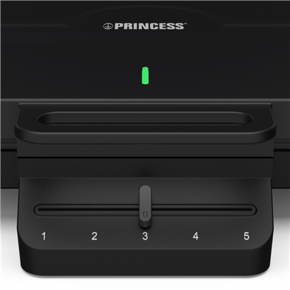 Princess Waffle Maker , 132384 , 1200 W , Number of pastry 10 , Heart shaped , Black