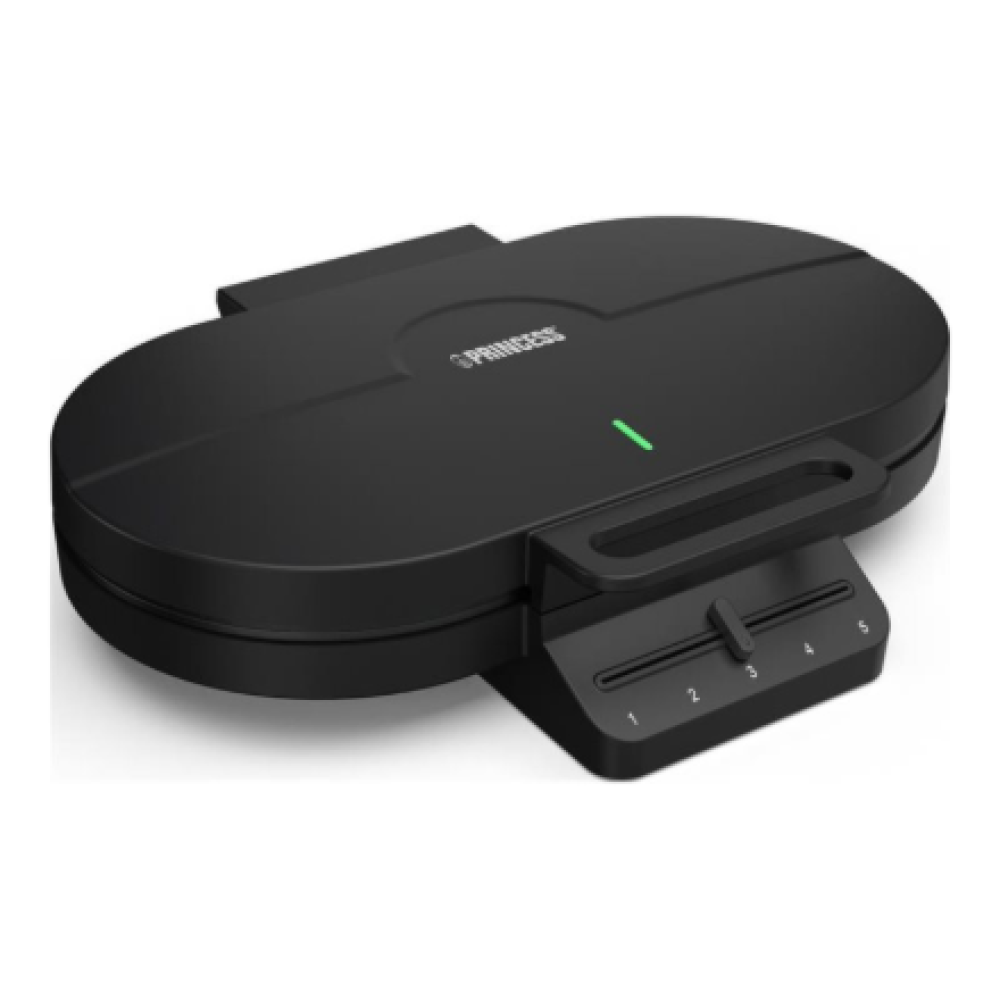 Princess Waffle Maker , 132384 , 1200 W , Number of pastry 10 , Heart shaped , Black