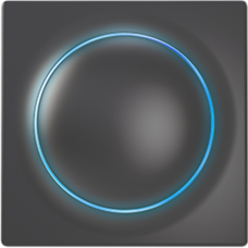 FIBARO Walli Dimmer, Black, Z-Wave EU , Fibaro , Walli Dimmer , FGWDEU-111-8 , Black