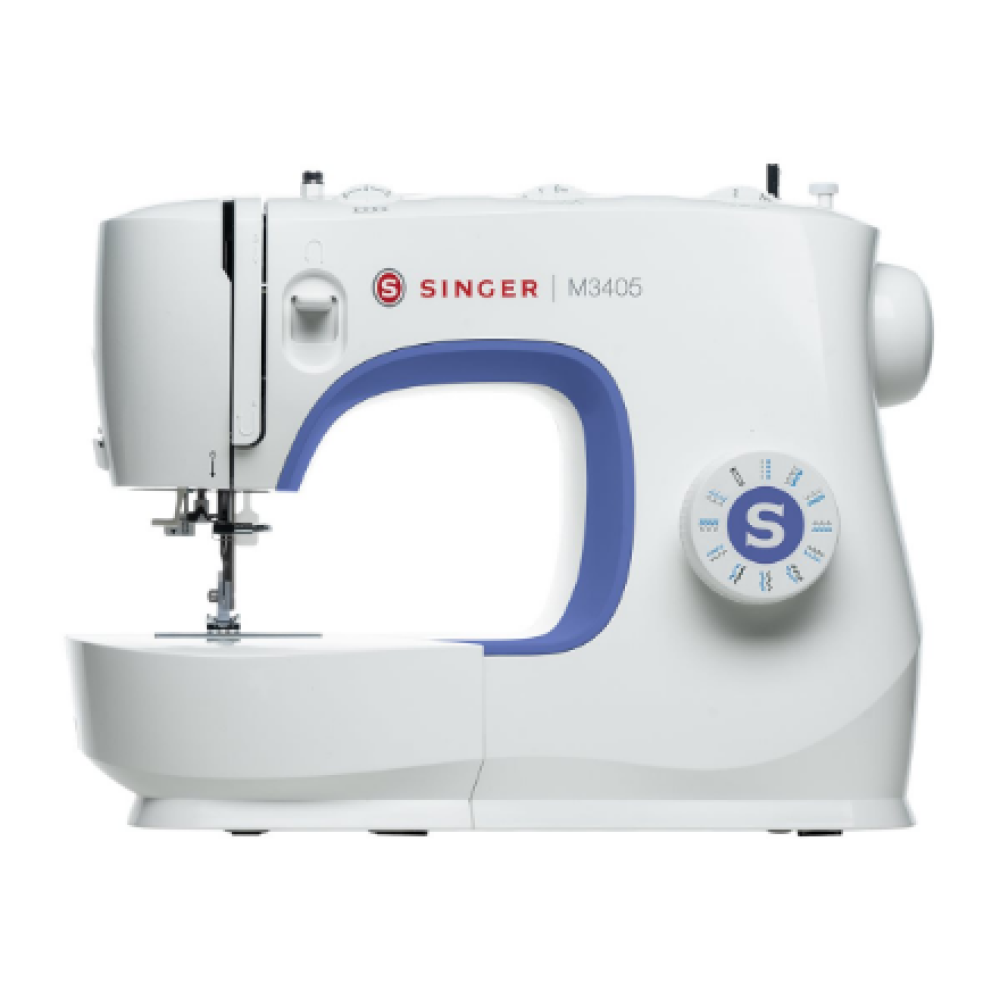 Singer , Sewing Machine , M3405 , Number of stitches 23 , Number of buttonholes 1 , White