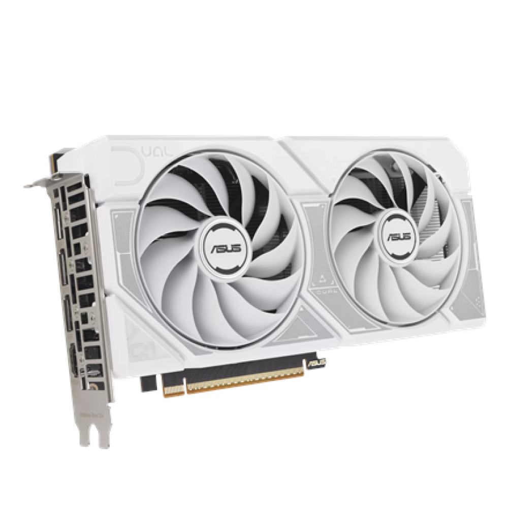 Asus Dual GeForce RTX 5060 White OC Edition 8GB GDDR7 , NVIDIA , 8 GB , GeForce RTX 5060 , GDDR7 , HDMI ports quantity 1 , PCI Express 5.0