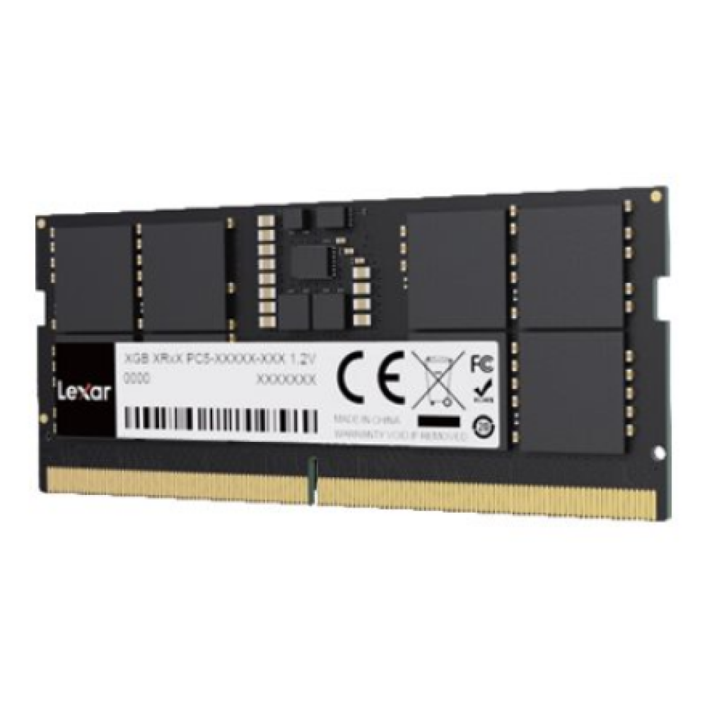 Lexar , Laptop Memory , LD5S16G56C46ST-BGS , 16 GB , DDR5 , 5600 MHz , PC/server , Registered No , ECC Yes