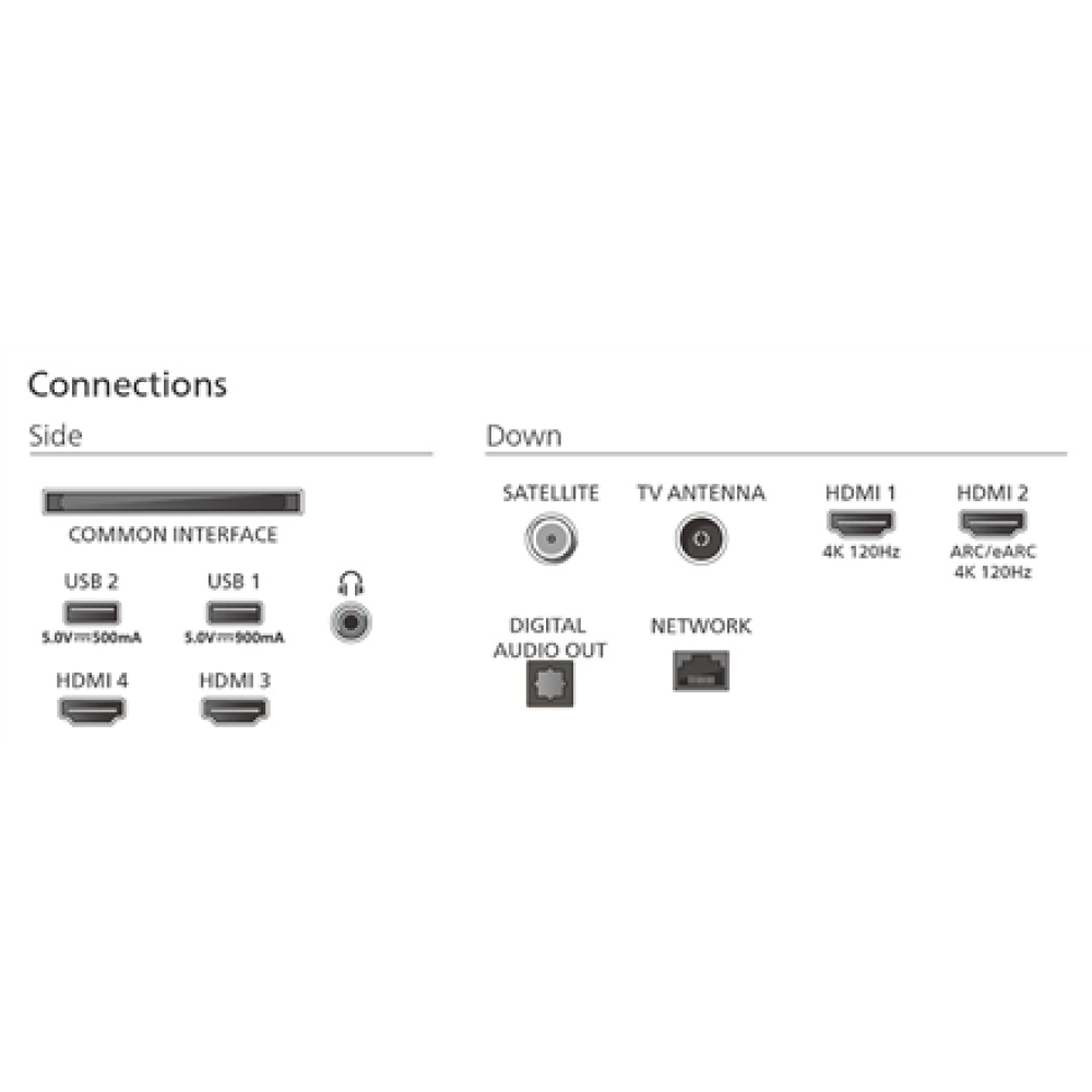Philips OLED 4K Ambilight TV , 77OLED820/12 , 77 , Smart TV , Google TV , Grey