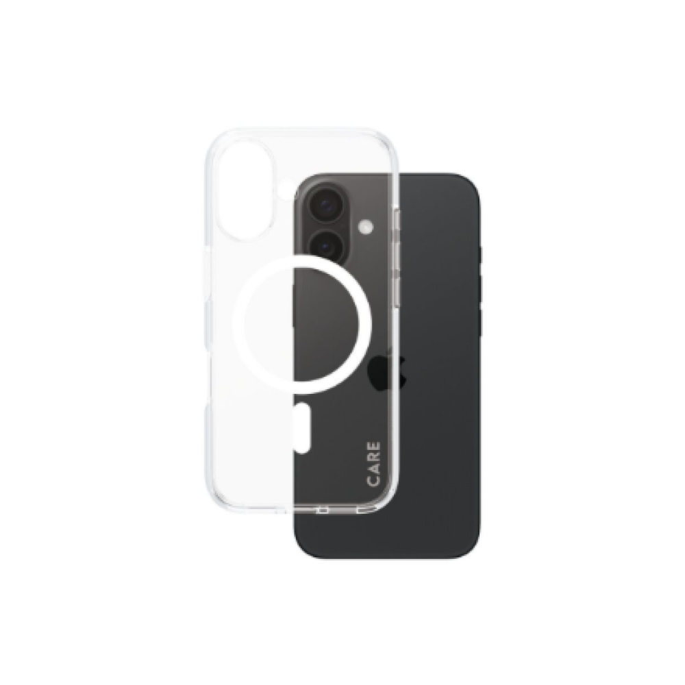 CARE Flagship Case , Back cover , Apple , iPhone 16 , Recycled plastic , White , MagSafe