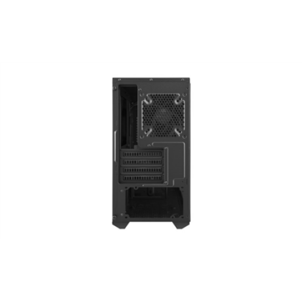 Cooler Master MasterBox Lite 3.1 TG with DarkMirror Front Panel, Side window, Black + three custom Trim Colors (Black, Silver, Red; included in the box), Micro ATX, Power supply included No