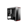 Cooler Master MasterBox Lite 3.1 TG with DarkMirror Front Panel, Side window, Black + three custom Trim Colors (Black, Silver, Red; included in the box), Micro ATX, Power supply included No