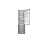 LG Refrigerator GBB72SAUGN Energy efficiency class D, Free standing, Combi, Height 203 cm, Fridge net capacity 233 L, Freezer net capacity 107 L, Display, 35 dB, Platinum Silver