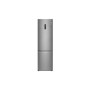 LG Refrigerator GBB72SAUGN Energy efficiency class D, Free standing, Combi, Height 203 cm, Fridge net capacity 233 L, Freezer net capacity 107 L, Display, 35 dB, Platinum Silver