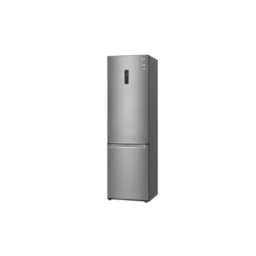 LG Refrigerator GBB72SAUGN Energy efficiency class D, Free standing, Combi, Height 203 cm, Fridge net capacity 233 L, Freezer net capacity 107 L, Display, 35 dB, Platinum Silver