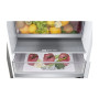 LG Refrigerator GBB72SAUGN Energy efficiency class D, Free standing, Combi, Height 203 cm, Fridge net capacity 233 L, Freezer net capacity 107 L, Display, 35 dB, Platinum Silver