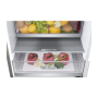 LG Refrigerator GBB72SAUGN Energy efficiency class D, Free standing, Combi, Height 203 cm, Fridge net capacity 233 L, Freezer net capacity 107 L, Display, 35 dB, Platinum Silver