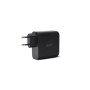 Acer 100W PD GaN Charger, 3 x USB C and 1 x USB A, EU Plug, 100W USB-C cable, Black, Retail Pack