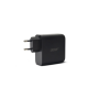 Acer 100W PD GaN Charger, 3 x USB C and 1 x USB A, EU Plug, 100W USB-C cable, Black, Retail Pack