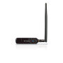 D-LINK DWA-137, Wireless N300 High-Gain USB Adapter, 802.11b/g/n compatible 2.4GHz, Up to 300Mbps data transfer rate, two integrated antennas, 64/128-bit WEP data encryption, Wi-Fi Protected Access (WPA, WPA2), Wi-Fi Protected Setup (WPS) - PIN & PBC,
