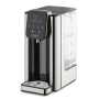 Caso Turbo Hot Water Dispenser , Hot 7 , Water Dispenser , 2200-2600 W , 2.7 L , Plastic/Stainless Steel , Black/Stainless Steel