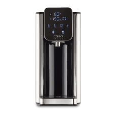 Caso Turbo Hot Water Dispenser , Hot 7 , Water Dispenser , 2200-2600 W , 2.7 L , Plastic/Stainless Steel , Black/Stainless Steel