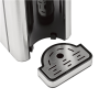 Caso Turbo Hot Water Dispenser , Hot 7 , Water Dispenser , 2200-2600 W , 2.7 L , Plastic/Stainless Steel , Black/Stainless Steel