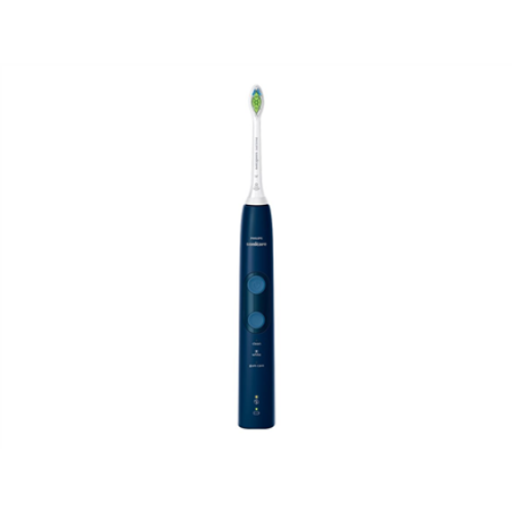 Philips , ProtectiveClean 5100 Electric toothbrush , HX6851/53 , Rechargeable , For adults , Number of heads 2 , Number of brush heads included 1 , Number of teeth brushing modes 3 , Dark Blue