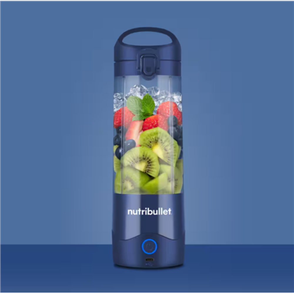 Nutribullet Portable Blender , NBP003NBL , Personal , Jar material Tritan , Jar capacity 0.475 L , Ice crushing , Dark Blue