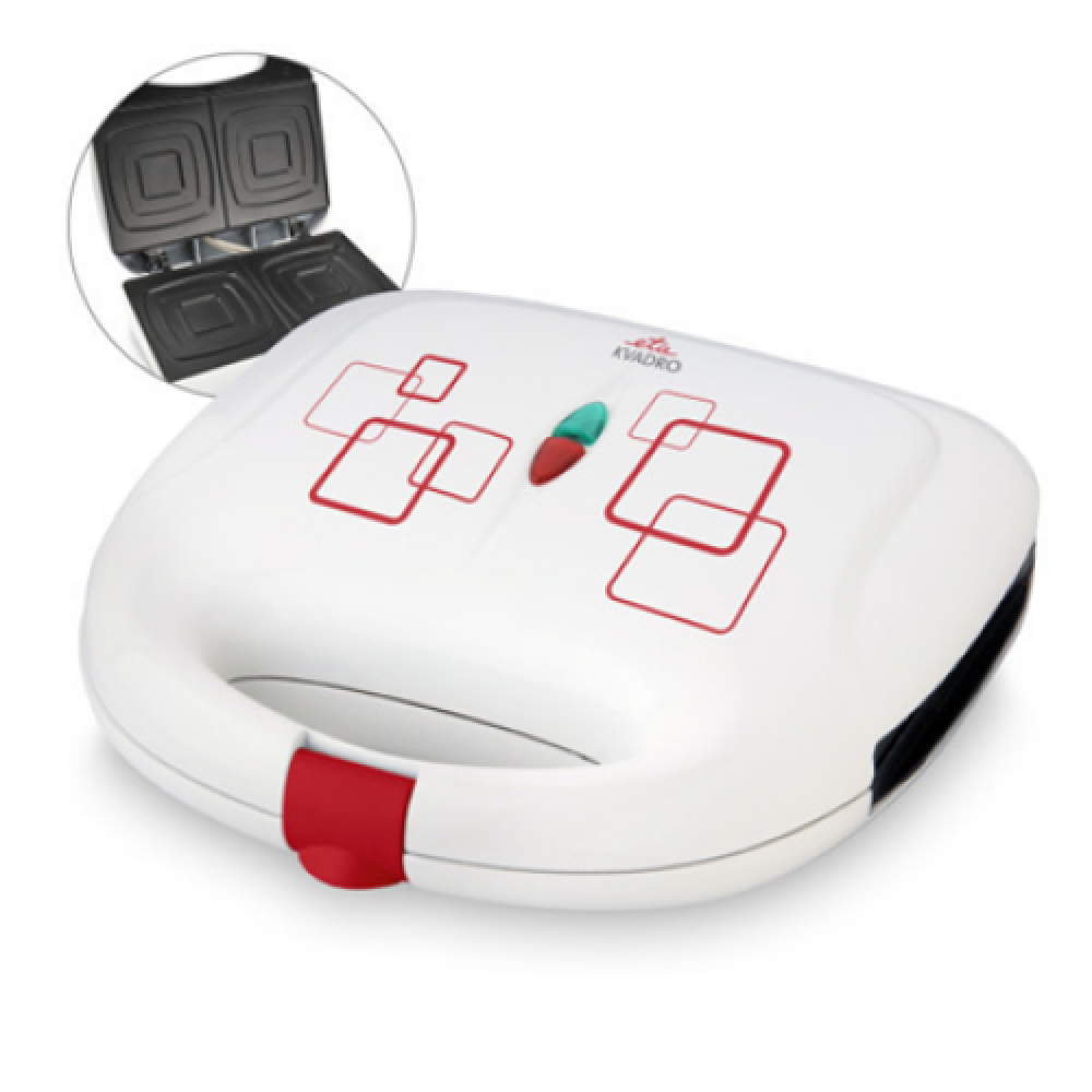 ETA , Sandwich maker , Kvadro ETA415390000 , 700 W , Number of plates 1 , Number of pastry 2 , White