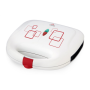 ETA , Kvadro ETA415390000 , Sandwich maker , 700 W , Number of plates 1 , Number of pastry 2 , White