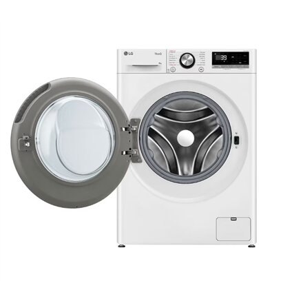 LG Washing machine , F2WR708S3W , Energy efficiency class A , Front loading , Washing capacity 8 kg , 1200 RPM , Depth 48 cm , Width 60 cm , Display , LED , Steam function , Direct drive , Wi-Fi , White