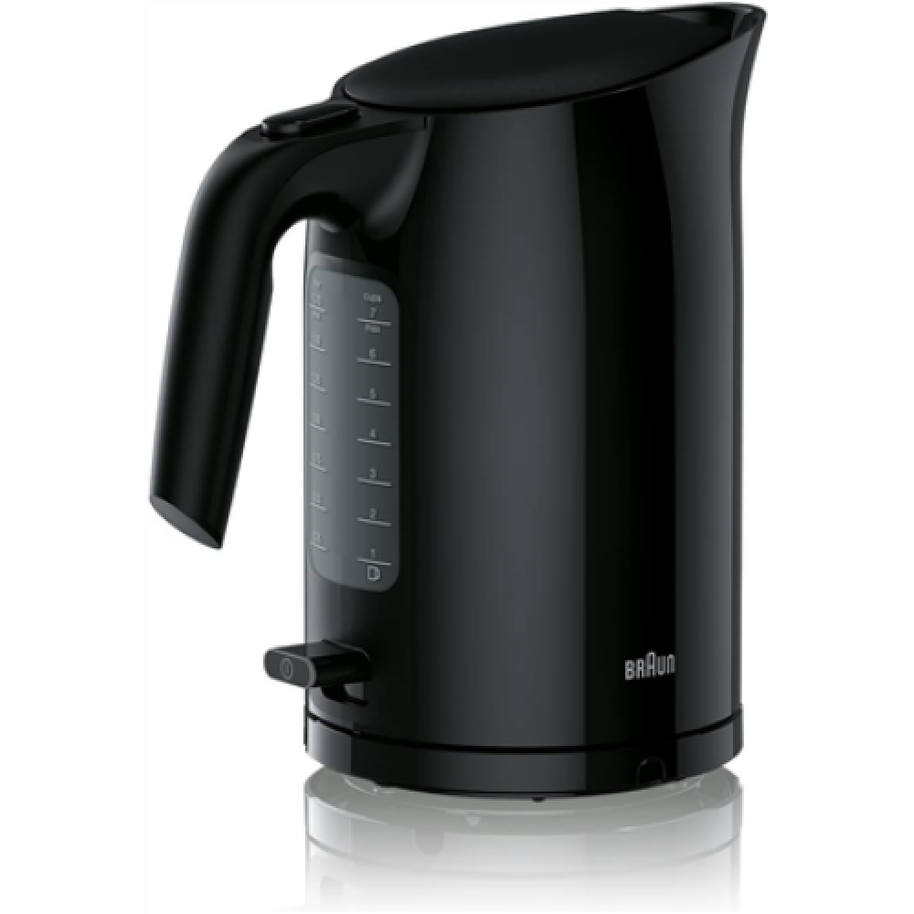 Braun , Kettle , WK3100BK PurEase , Standard , 2200 W , 1.7 L , Plastic , 360° rotational base , Black