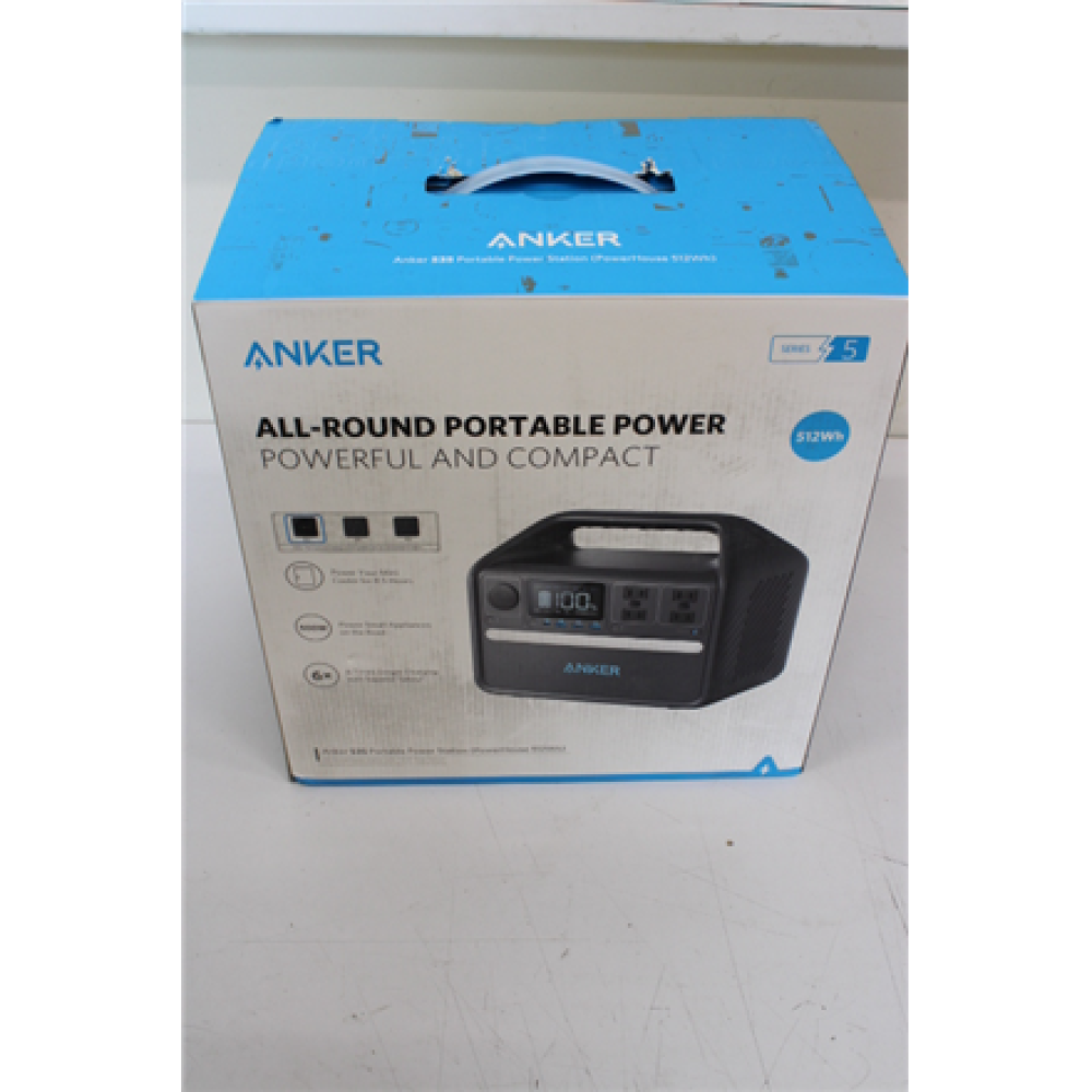 SALE OUT. Anker 535 Portable Power Station (PowerHouse 512Wh),DAMAGED PACKAGING ,UNPACKED AS DEMO , Anker Solix Portable Power Station (PowerHouse 512Wh) , 535