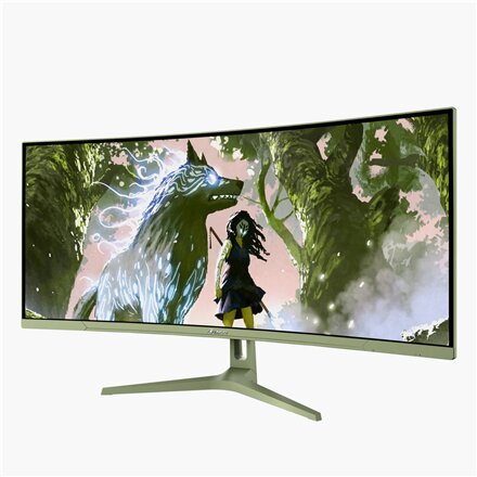 Arozzi , Nova , 34 , VA , UWQHD , 21:9 , 165 Hz , 1 ms , 3440 x 1440 pixels , 350 cd/m² , HDMI ports quantity 2 , Forest Green