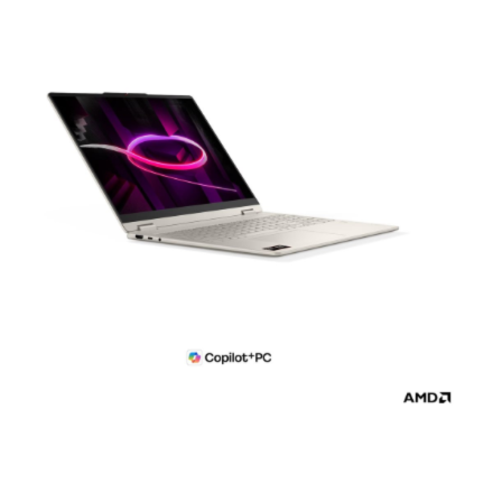 Lenovo Yoga 7 2-in-1 16AGP11 AMD , Seashell , 16 , OLED , Touchscreen , WUXGA , 1920 x 1200 pixels , AMD Ryzen AI 7 , 445 , 16 GB , Soldered LPDDR5X , Solid-state drive capacity 512 GB , AMD Radeon 840M Graphics , Windows 11 Home , 802.11be , Bluetooth ve