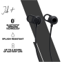 Skullcandy , Jib+ Wireless , Earphones with mic , Wireless , In-ear , Microphone , Wireless , Black