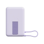 Xiaomi Magnetic Power Bank 10000 with Built-in , 10000 mAh , Purple