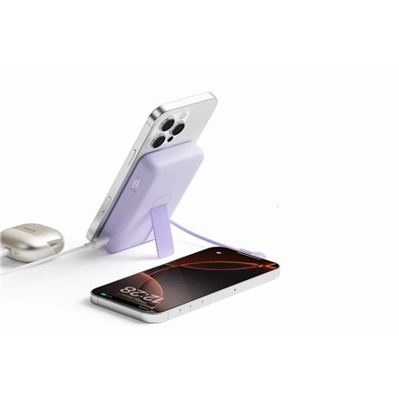 Xiaomi Magnetic Power Bank 10000 with Built-in , 10000 mAh , Purple
