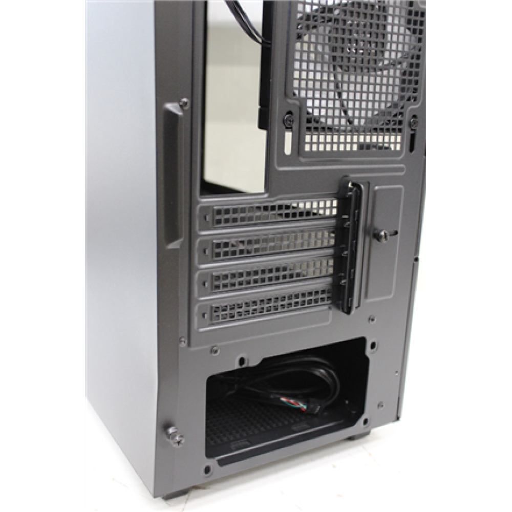 SALE OUT. Deepcool CH360 Digital , Black , Mid Tower , DAMAGED PACKAGING, DENT ON THE SIDE