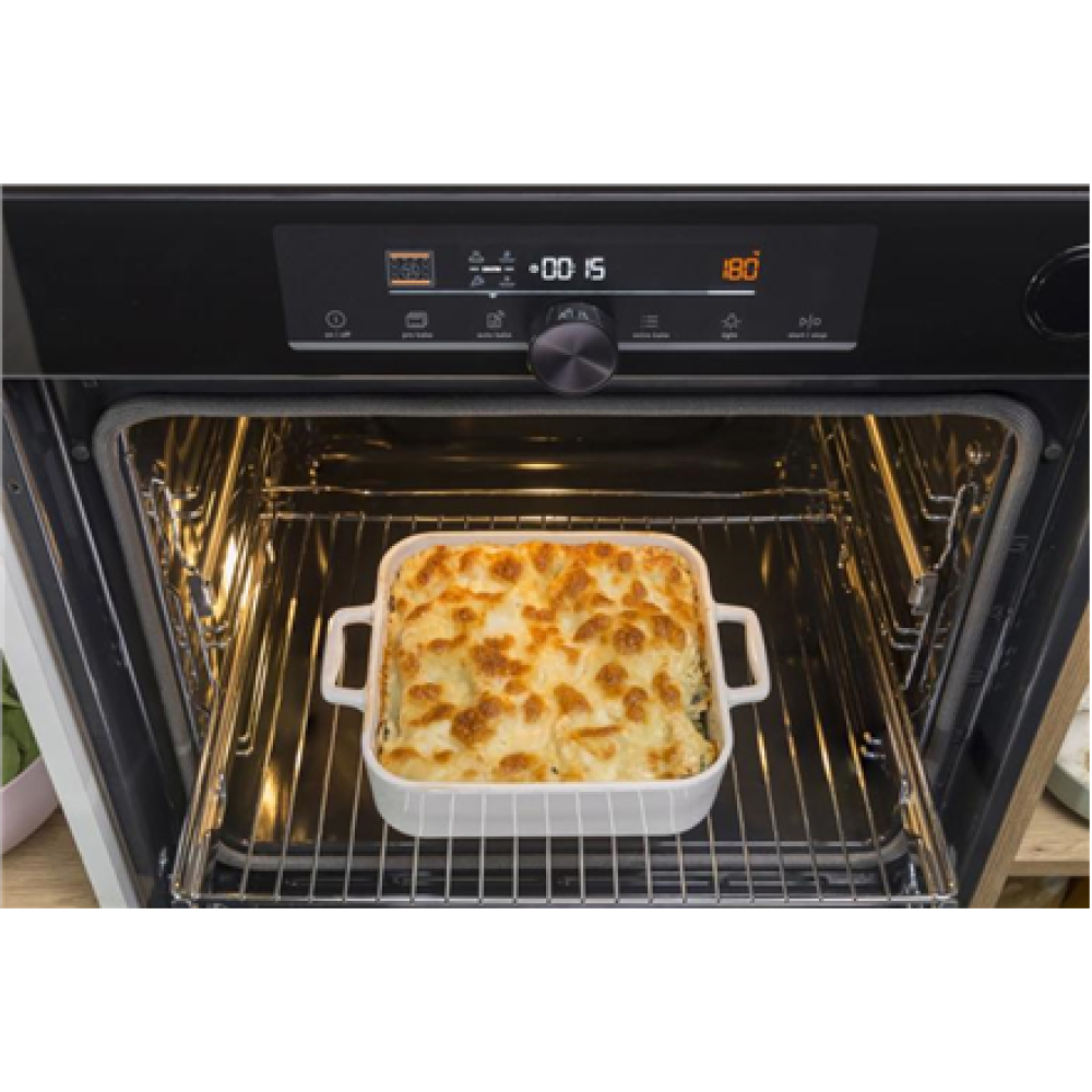 Gorenje Oven , BPSA6747A08WG , 77 L , Electric , AquaClean , Mechanical control , Steam function , Height 59.5 cm , Width 59.5 cm , White