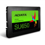 ADATA , Ultimate SU650 , 256 GB , SSD form factor 2.5 , Solid-state drive interface SATA 6Gb/s , Read speed 520 MB/s , Write speed 450 MB/s