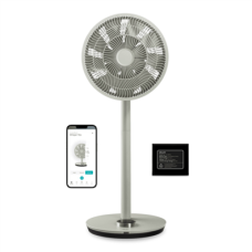 Duux , Fan with Battery Pack , Whisper Flex Smart , Stand Fan , Sage , Diameter 34 cm , Number of speeds 26 , Oscillation , Remote control