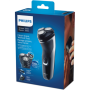 Philips Shaver S1332/41 Charging time 1 h, NiMH, Number of shaver heads/blades 3, Black, Cord or Cordless